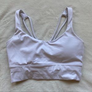 White Paragon Mesa Sports Bra